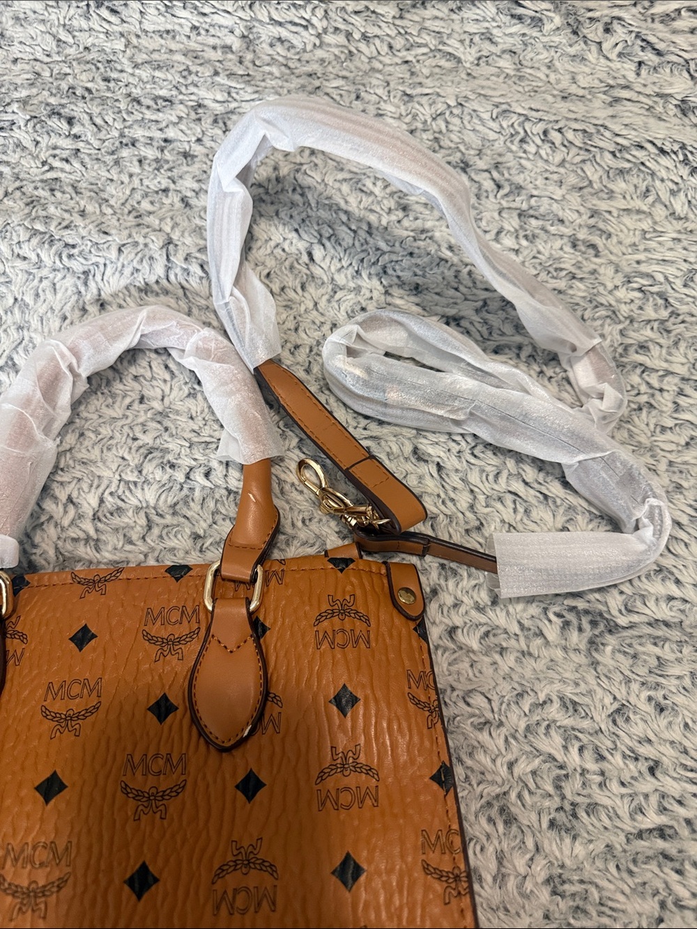 Cognac Logo Tote - Picture 6 of 8